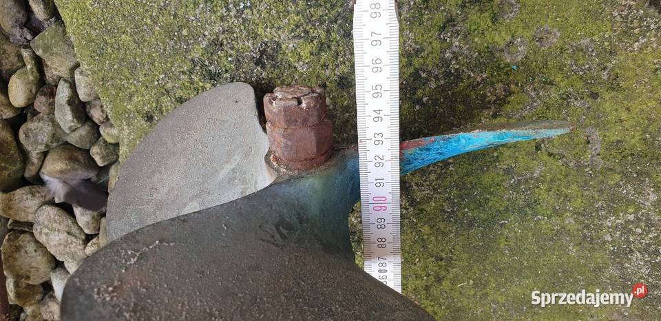 Śruba napędowa mosiężna łódź jacht Reszel