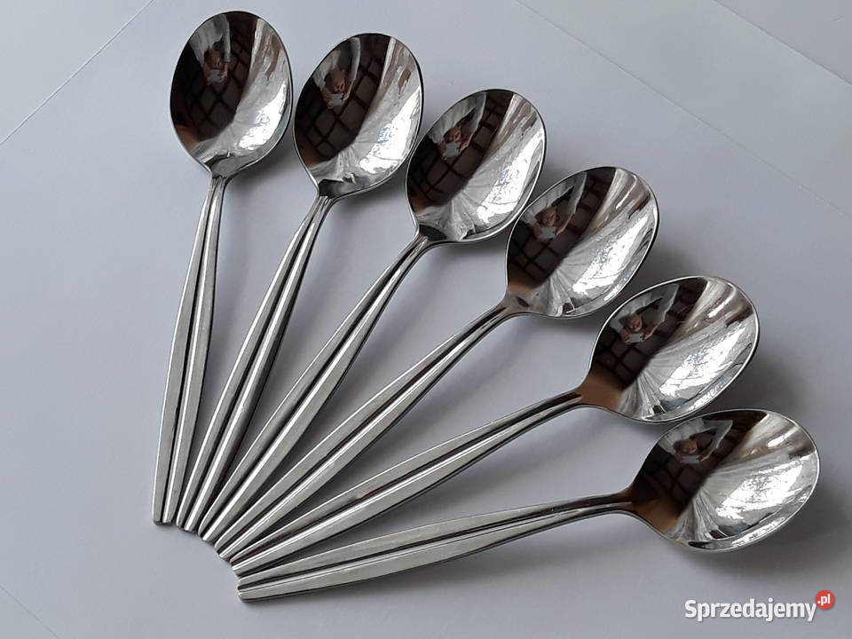 Łyżeczki do herbaty 2 MARS ORBIS sztućce PRL śląskie Dąbrowa Górnicza