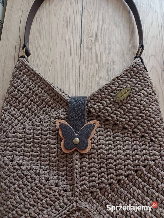 Sznurkowa torebka Handmade lubelskie Chełm