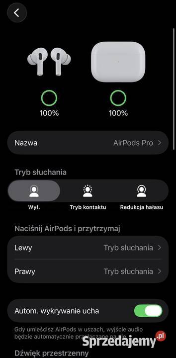 Słuchawki bezprzewodowe AirPods Pro 2 Komplet Częstochowa sprzedam