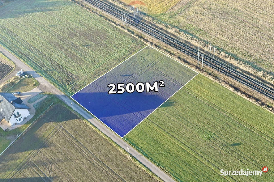 Działka 2500 m możliwość zabudowy mieszkaniowej 0m Siedliska