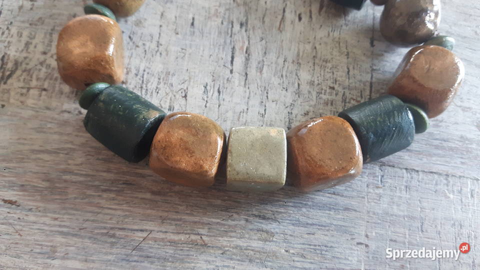 Bransoletka ceramiczna ręcznie wykonana Otwock