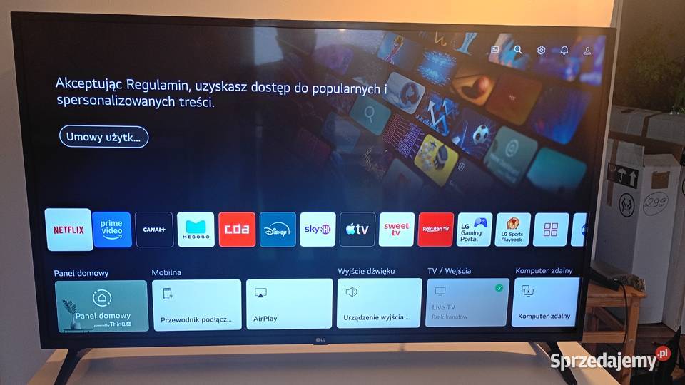 Telewizor Lcd 50 wifi LCD lubelskie sprzedam