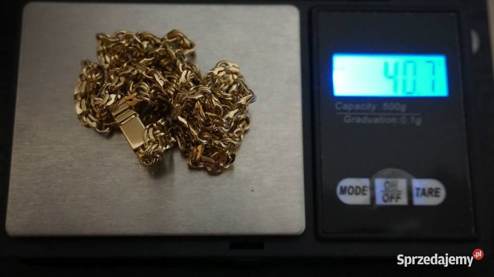 ZŁOTY ŁAŃCUSZEK GARIBALDI GĘSTY GALIBARDI 40G Warszawa