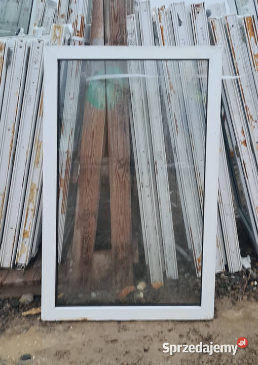 OKNA KacprzaK Witryna 77x125 FIX Używany PCV Siedlce