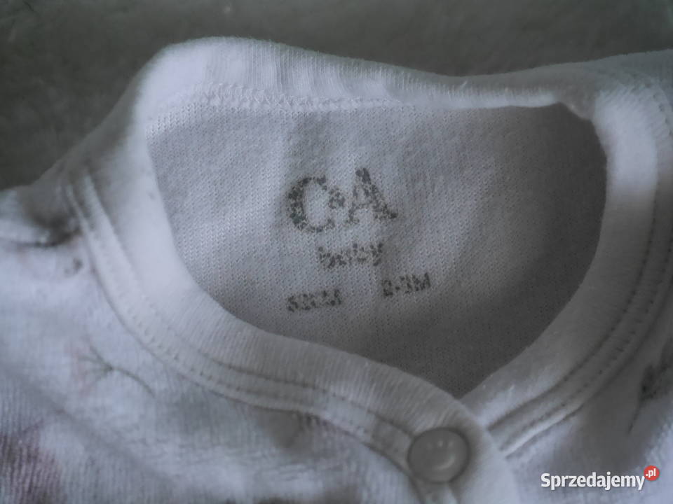 CA fajna pluszowa piżamka 62