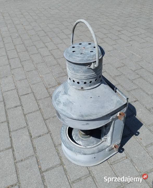 Stara lampa okrętowa naftowa PRL Marynistyka pomorskie Gdynia