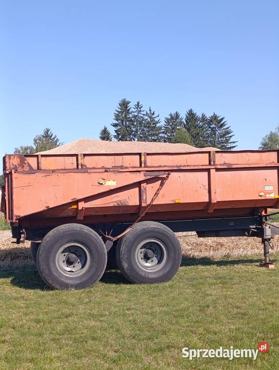 Przyczepa skorupa wywrotka tandem 12 ton lubelskie
