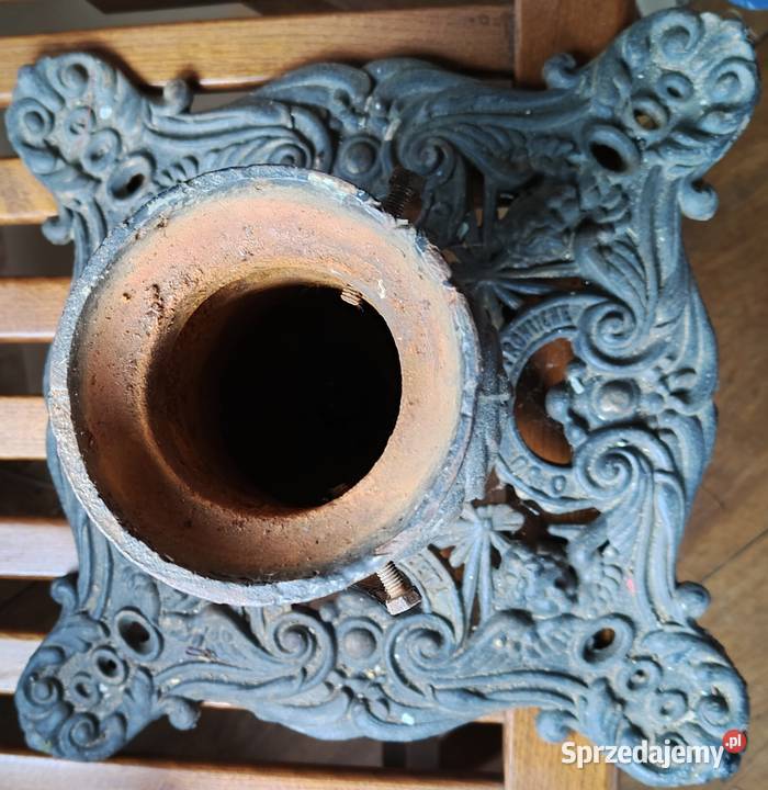 Żeliwny ciężki ozdobny stojak na choinkę Kraków