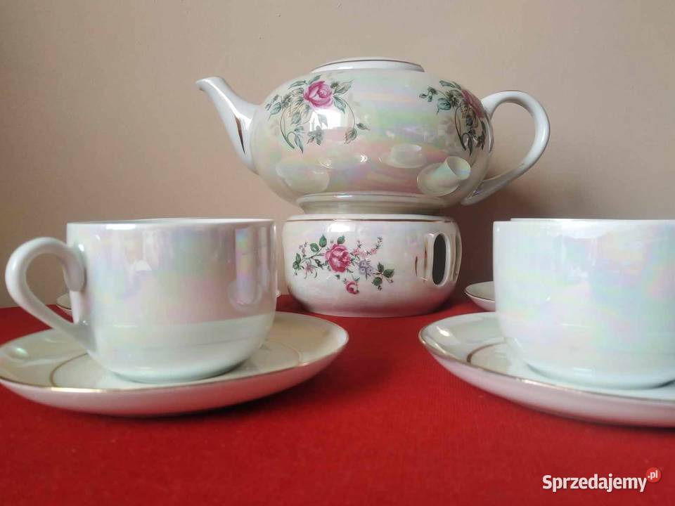Serwis porcelanowy Płaski z podgrzewaczem dolnośląskie Wałbrzych sprzedam