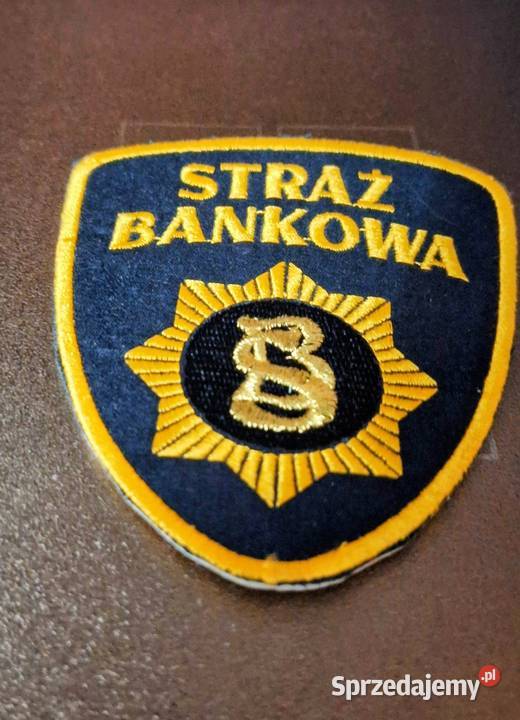 Naszywka STRAŻ BANKOWA lubuskie Zielona Góra
