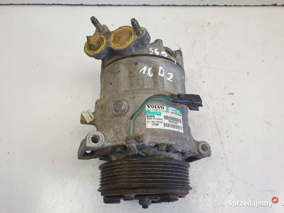 SPRĘŻARKA KLIMATYZACJI Volvo S60 II 16 D2 lubelskie Chełm