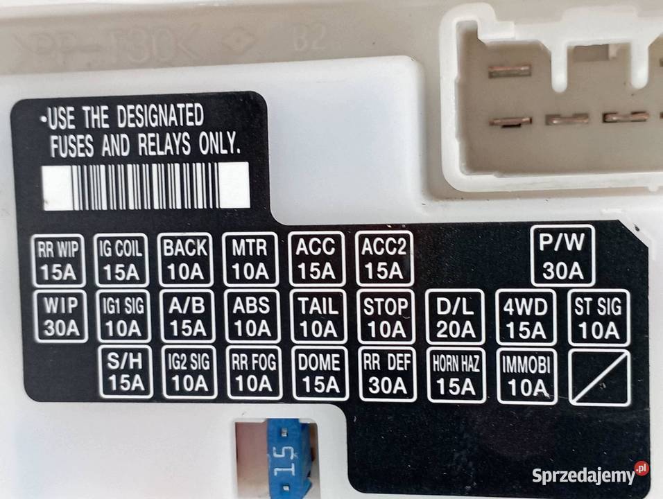 SKRZYNKA BEZPIECZNIKÓW BSI 3677055L41 Suzuki SX4
