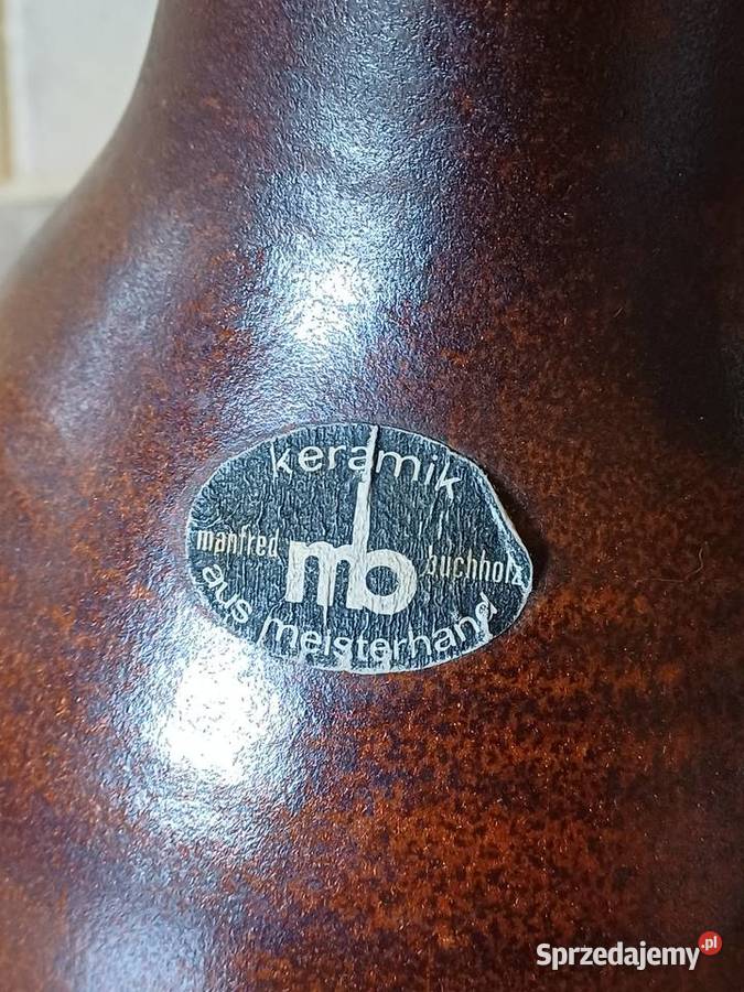 vintage wazonGermany Porcelana i szkło Nowy Targ