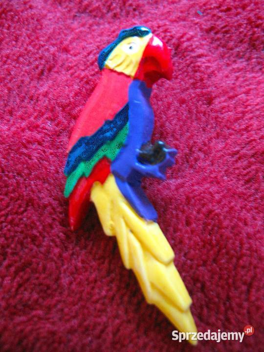 Kolczyki kolorowe papugi 5 x 2 x 04 firma Siedlce