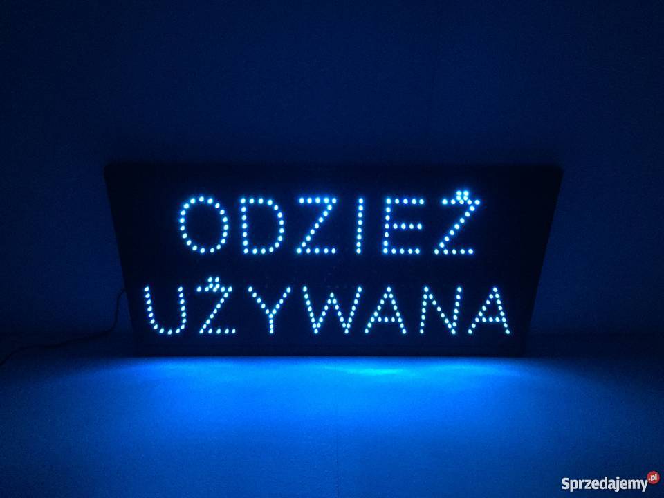 Odzież używana LED reklama 80 x 40 zewnętrzna Pomiechówek sprzedam