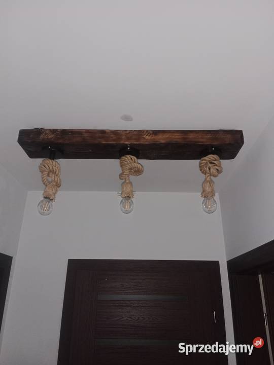 Lampa z drewna belka Dąbrowa Górnicza