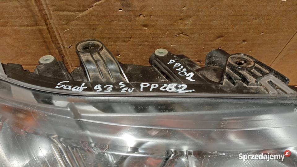 SAAB 93 LAMPA PRZÓD PRAWA EU Lampy przednie