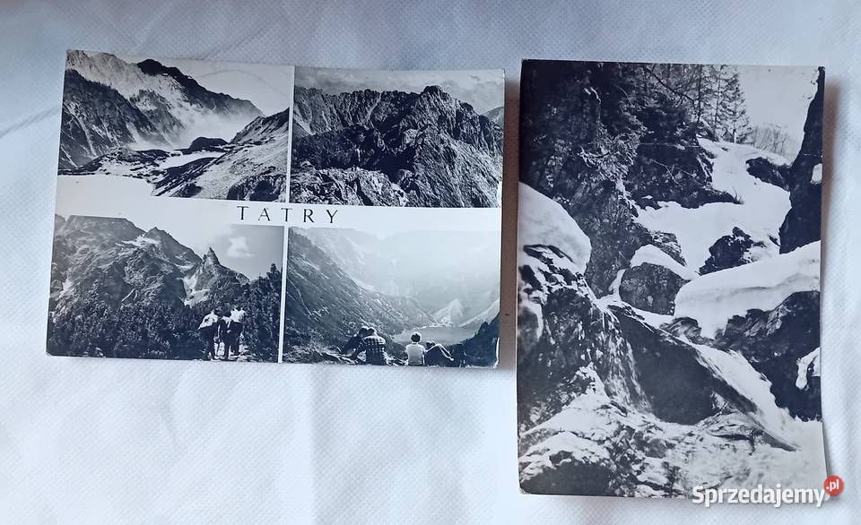 Dwie pocztówki Tatry RUCH 1969 r KAW 1977 r