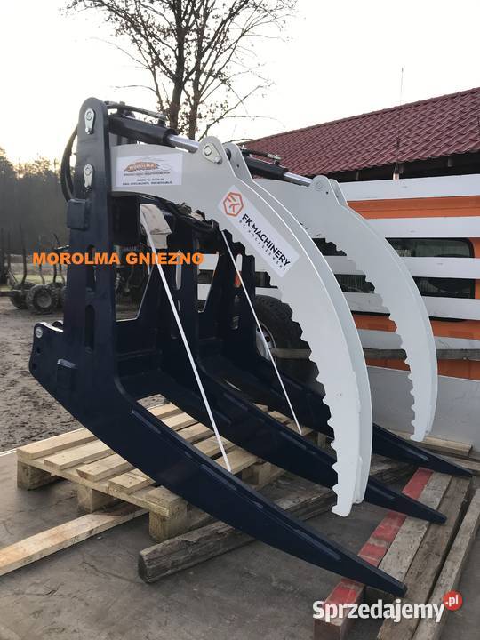 Chwytak karczownik zrywak zrywacz karpin las Gołdap