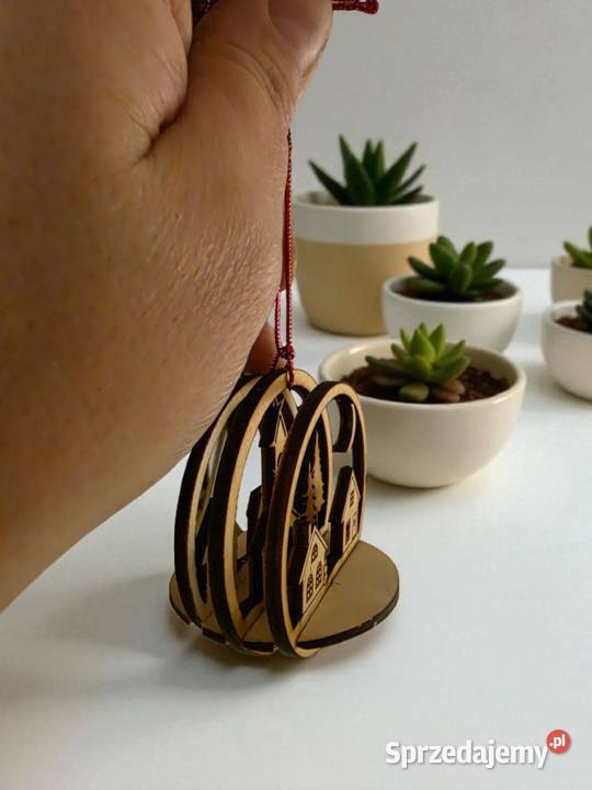 Bombka trójwymiarowa mini wioska Dominowo sprzedam