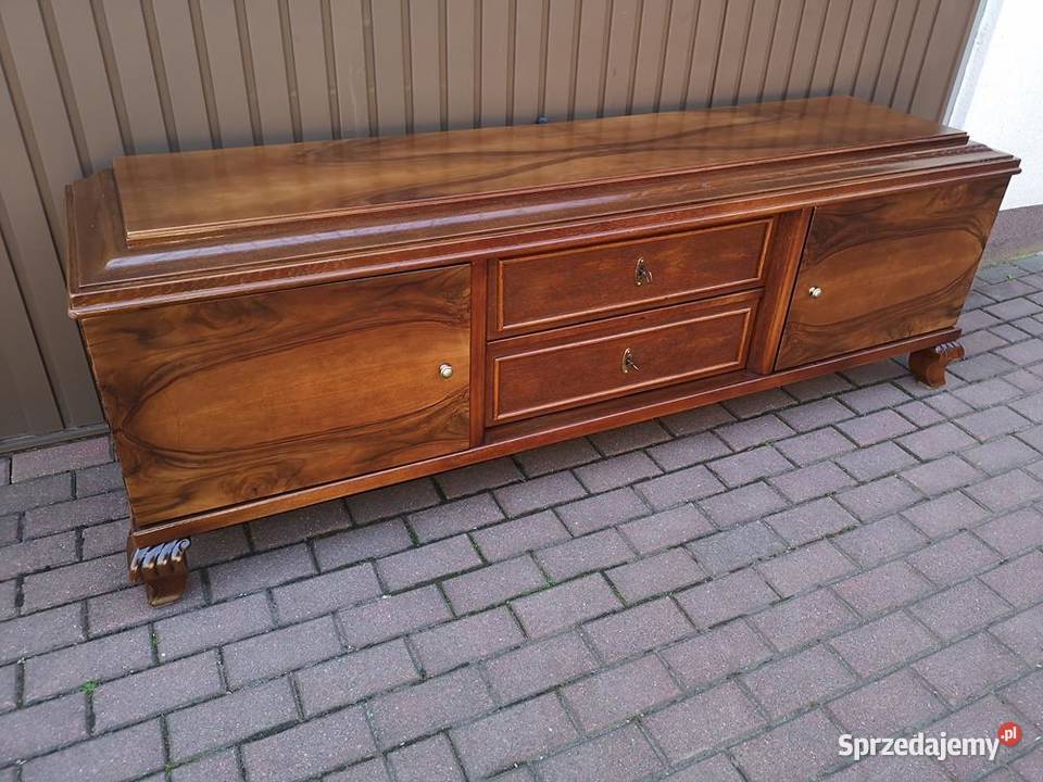 Komoda Szafka RTV Niska ARTDECO 205 OrzechDąb Swarzędz