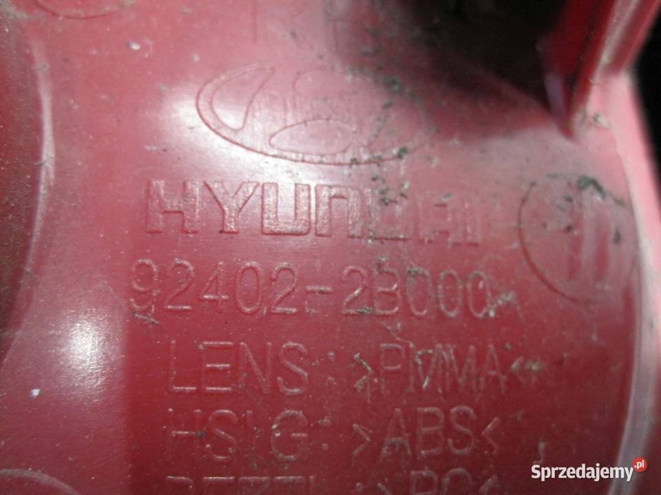 HYUNDAI SANTA FE II 06 lampa prawy tył osobowe