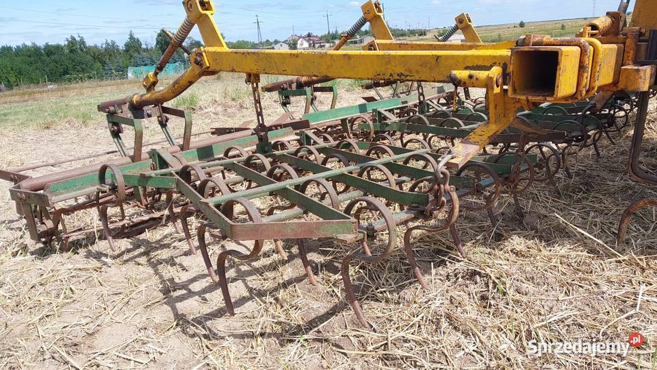 Brona ciężka hydrauliczna 4m z wałami strunowymi Trębaczew