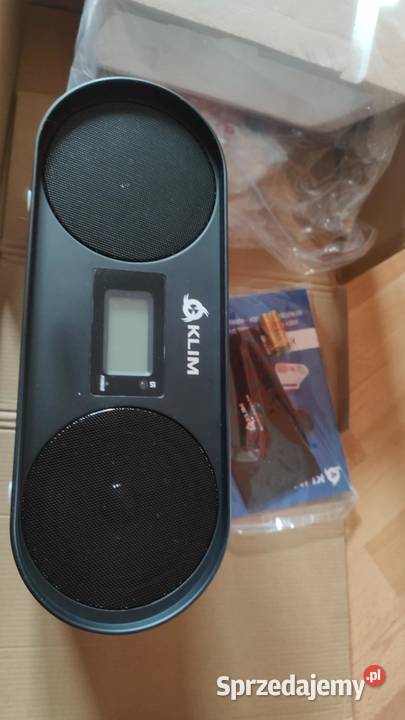 boombox b4 klim czarny radio cd Książ Wielkopolski sprzedam
