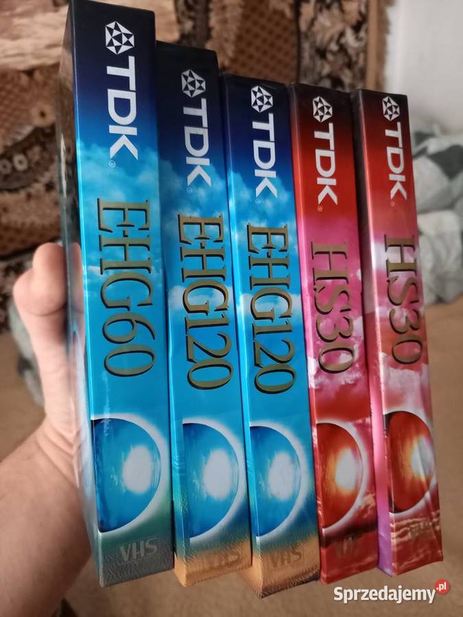 Kasety VHS 3M TDK HDX TDK HS Panasonic NOWE Kraków