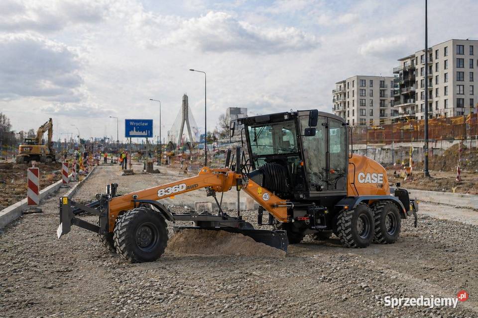 Równiarka drogowa CASE 836D AWD EH dolnośląskie Kąty Wrocławskie
