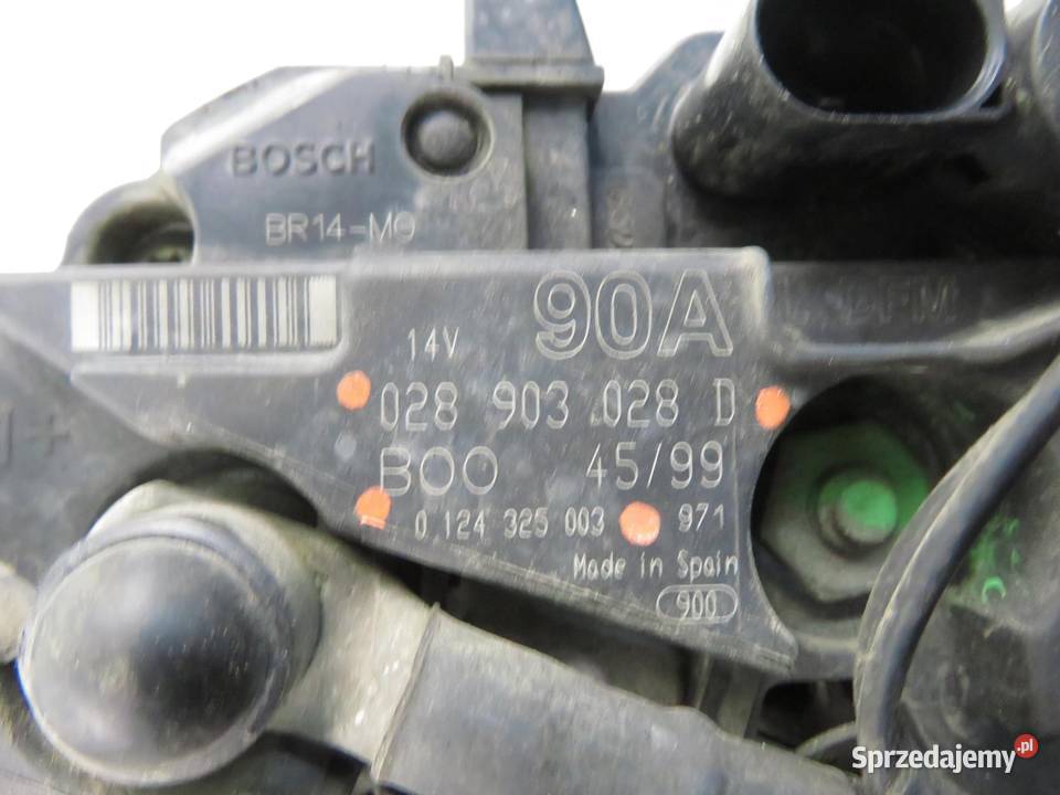 ALTERNATOR VW GOLF IV 1J1 14 16V AHW 028903028D osobowe małopolskie