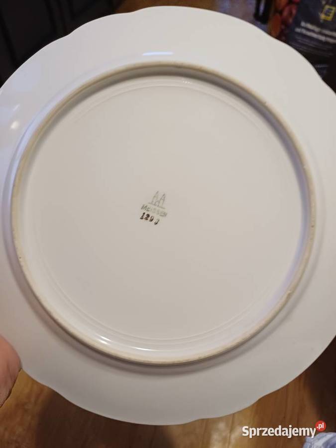 Talerz deserowy Meissen z 19231929 Porcelana i szkło sprzedam