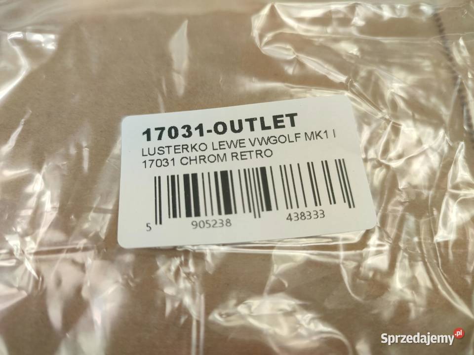 LUSTERKO LEWE VOLKSWAGEN GOLF MK1 CHROM RETRO sprzedam