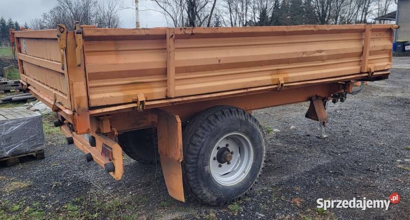 Przyczepa jednoosiowa zarejestrowana 4 tony Pokój