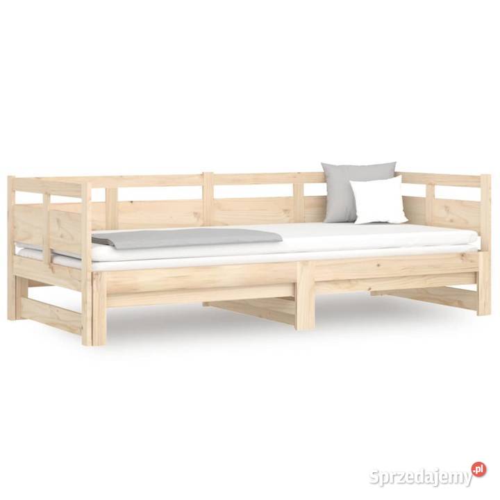 vidaXL Łóżko rozsuwane lite drewno Warszawa