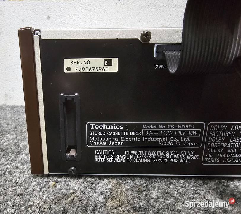 Deck Technics RSHD501 taśma łączeniowa SPRAWNY