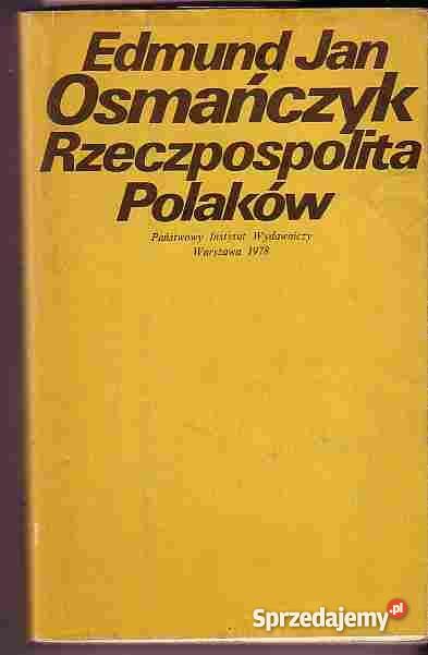 655 RZECZPOSPOLITA POLAKÓW EDMUND JAN OSMAŃCZYK