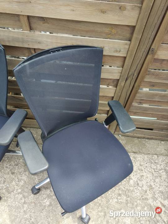3 x krzesło Fursys Sidiz T50 czarne fotel Warszawa