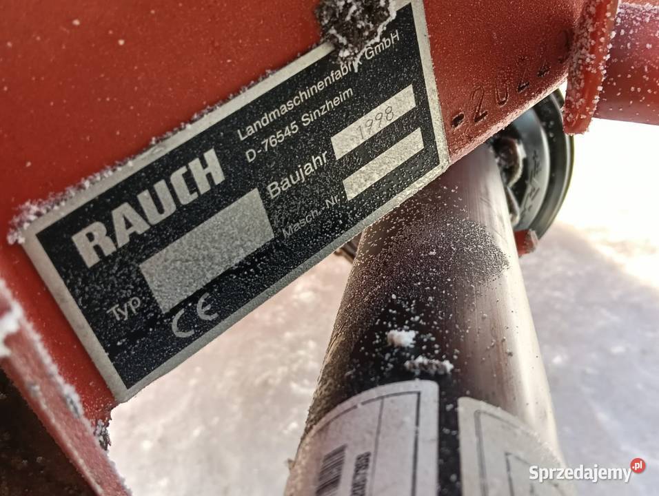 Rozsiewacz Rauch MDS 81 hydraulika z talerze warmińsko-mazurskie Lubawa