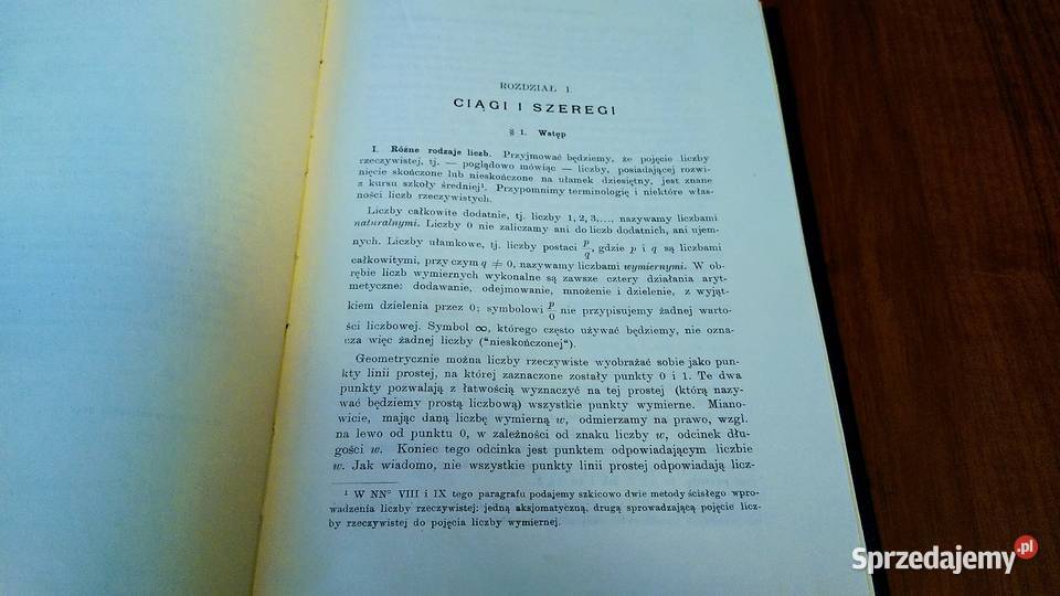 Wykłady rachunku różniczkowego i całkowego 1 Książki naukowe i popularnonaukowe Gdańsk sprzedam