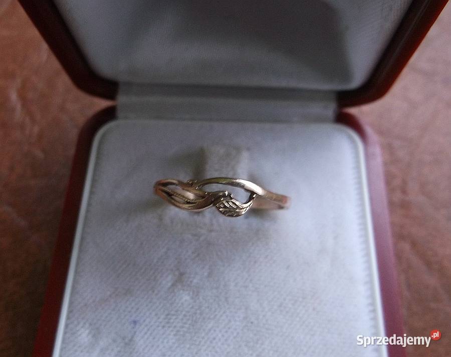 złoty pierścionek pr583 10 Suwałki