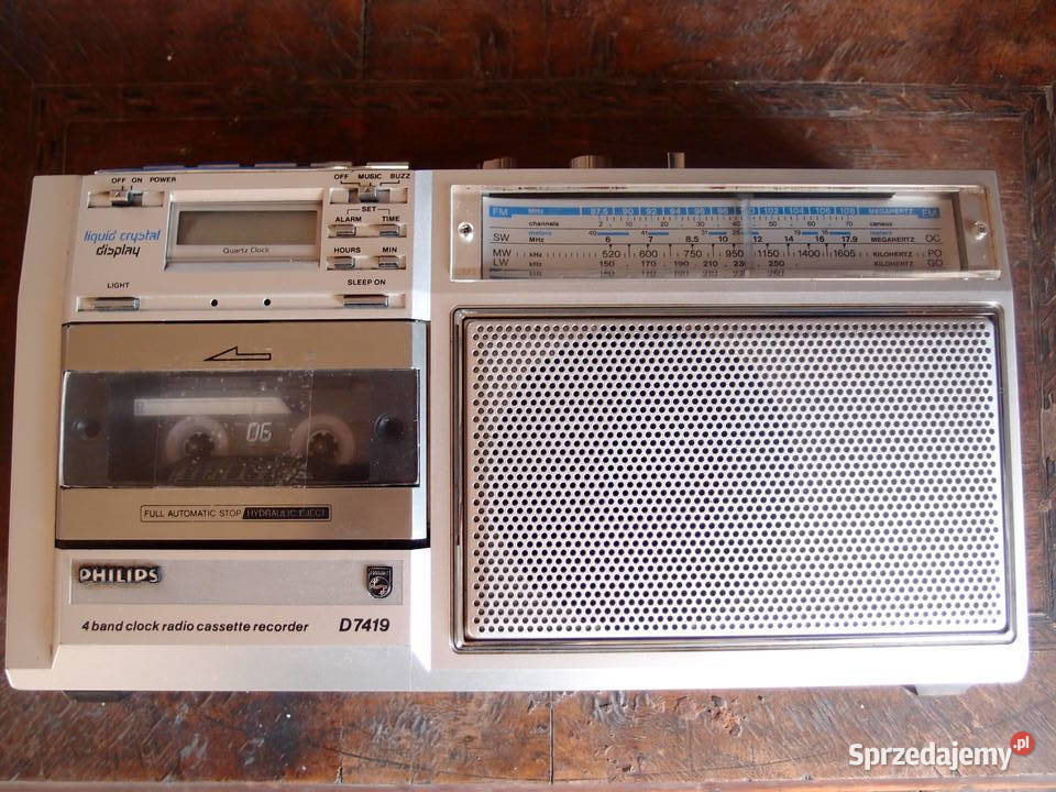 radiomagnetofon D7419 Philips z lat 80tych PRLu Łódź sprzedam