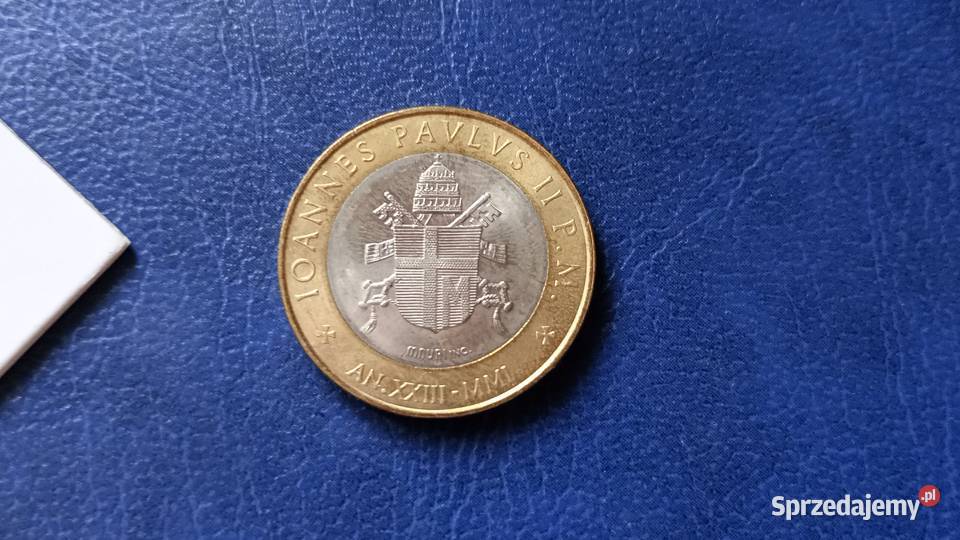 Stare monety 1000 lir 2001 Watykan sprzedam