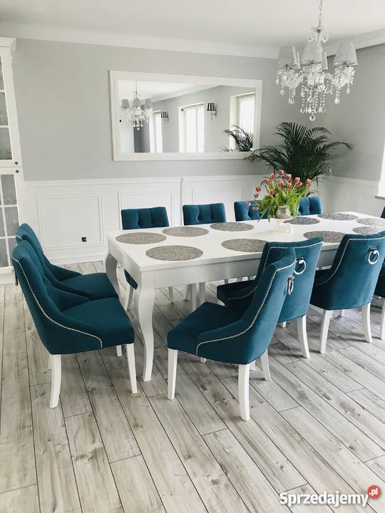 Krzesło z kołatką glamour hampton pikowane Konin