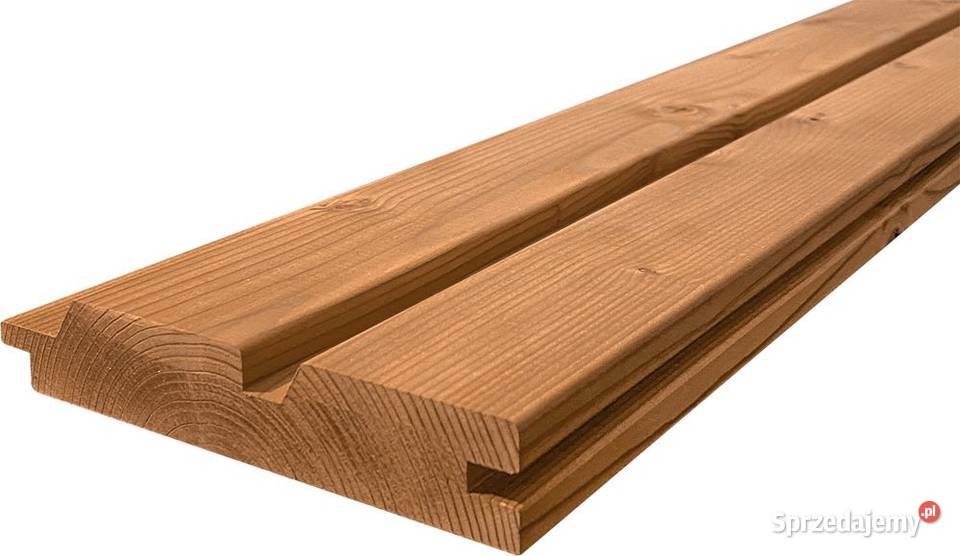 Deska elewacyjna thermo świerk 26x142mm PODWÓJNY Ściany i elewacje Wrocław