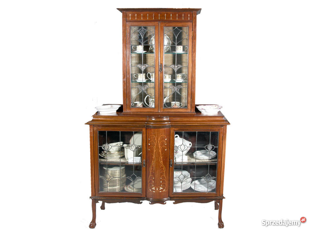Angielski kredens witrynka w stylu Jerzego II XI Bielsko-Biała