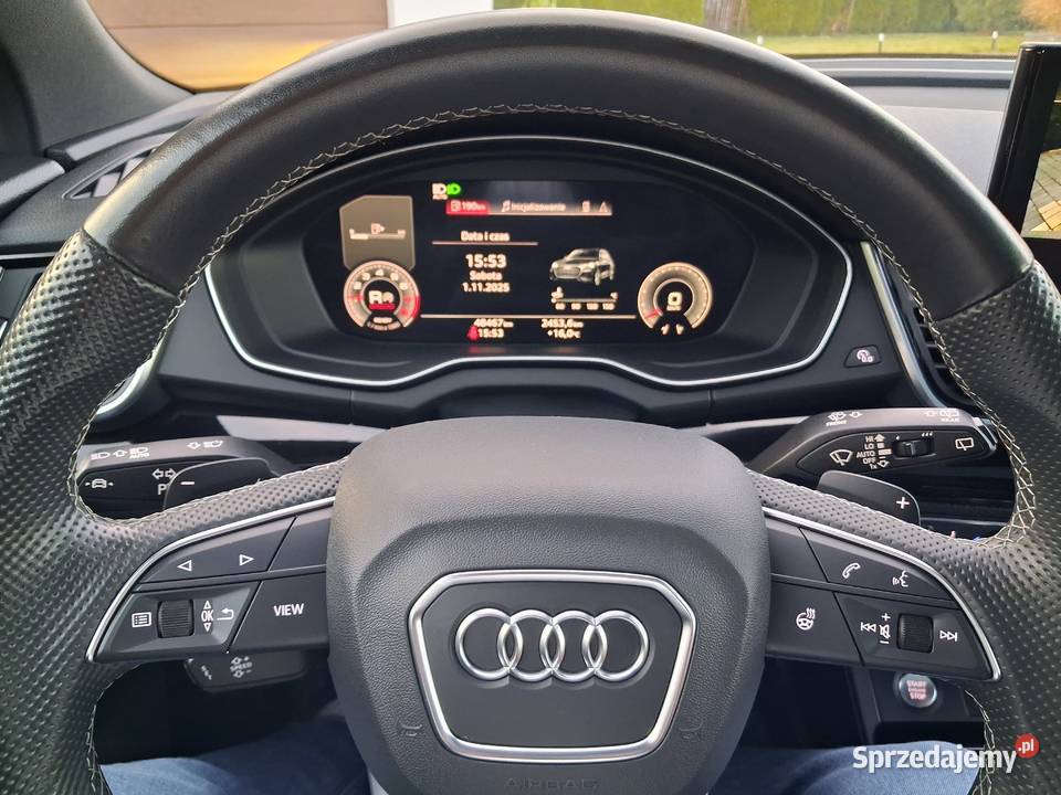Audi Q5 Quatro Quantum Grey SLine wielofunkcyjna kierownica