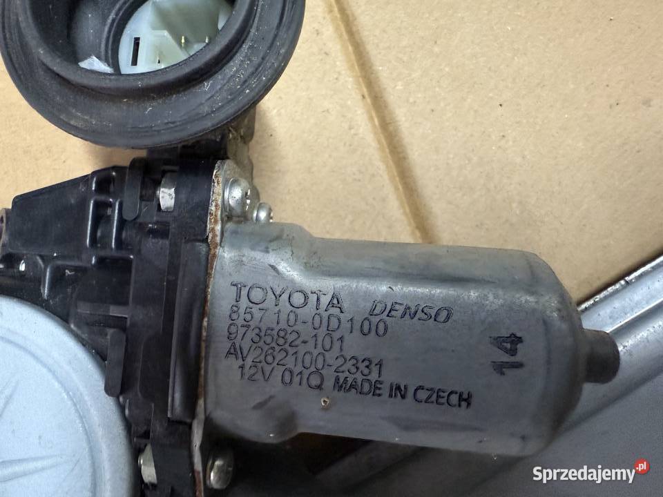 Toyota Auris II mechanizm podnośnik szyby lewy Kolbuszowa Dolna