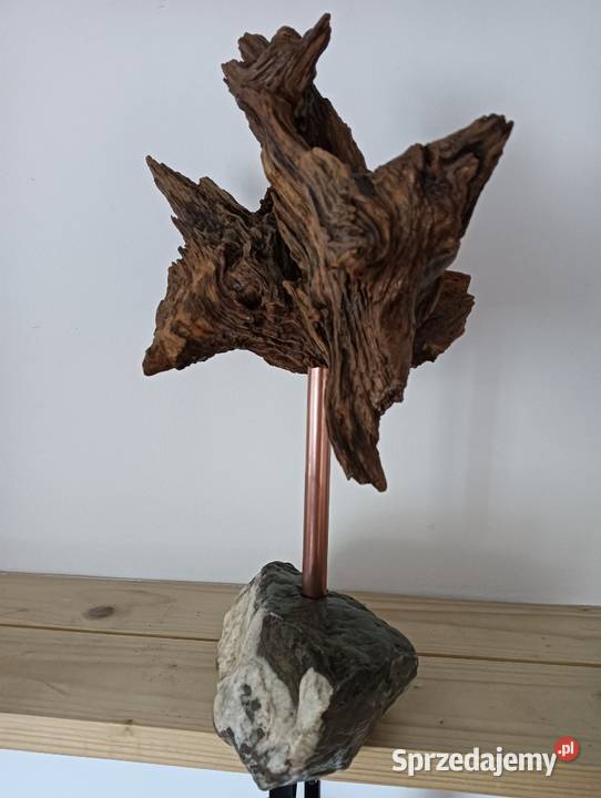 Naturalna rzeźba Fantazja brązowy Figurki i rzeźby Skawina